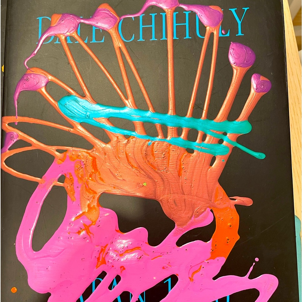 DALE CHIHULY BOOK SIGNED